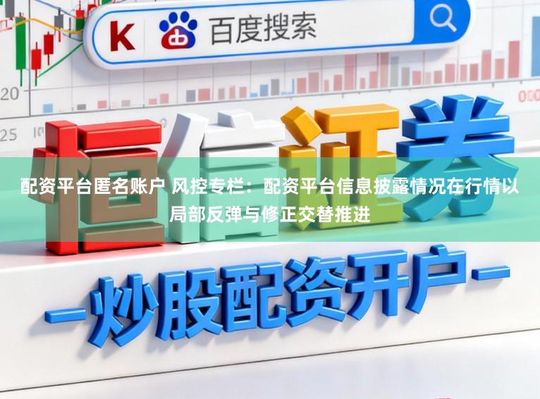 配资平台匿名账户 风控专栏：配资平台信息披露情况在行情以局部反弹与修正交替推进