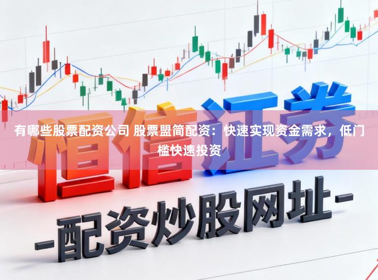 有哪些股票配资公司 股票盟简配资：快速实现资金需求，低门槛快速投资
