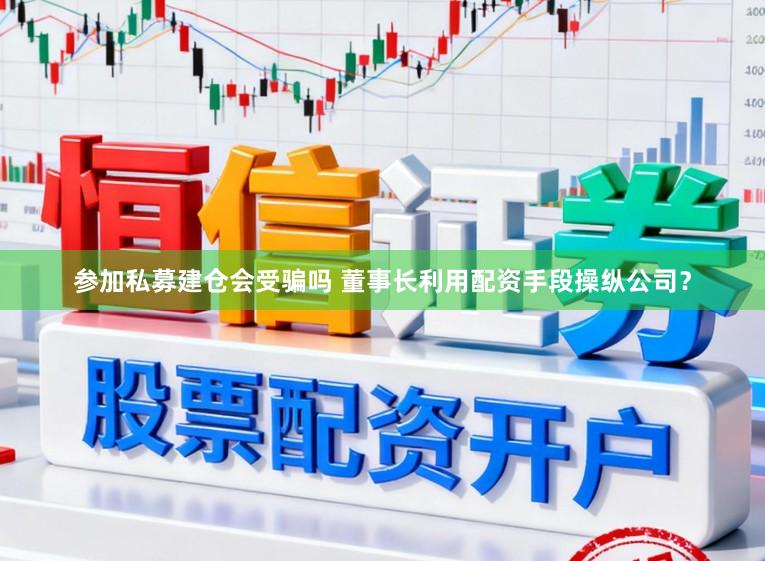 参加私募建仓会受骗吗 董事长利用配资手段操纵公司?
