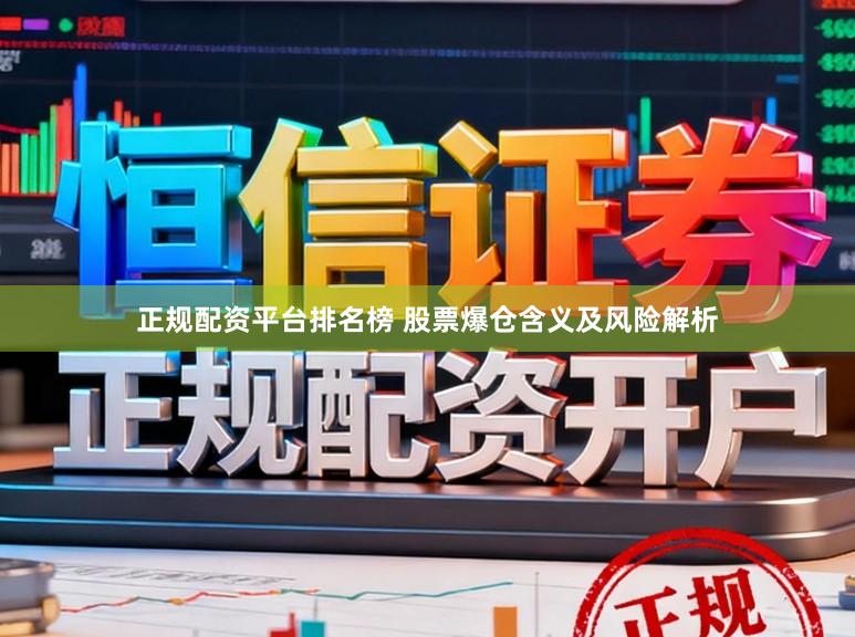 正规配资平台排名榜 股票爆仓含义及风险解析