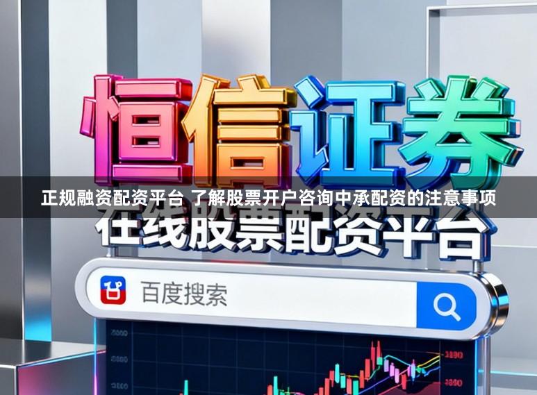 正规融资配资平台 了解股票开户咨询中承配资的注意事项